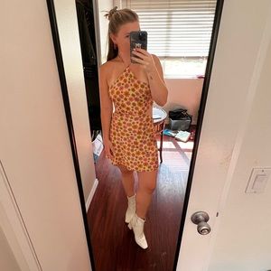 Disco floral dress